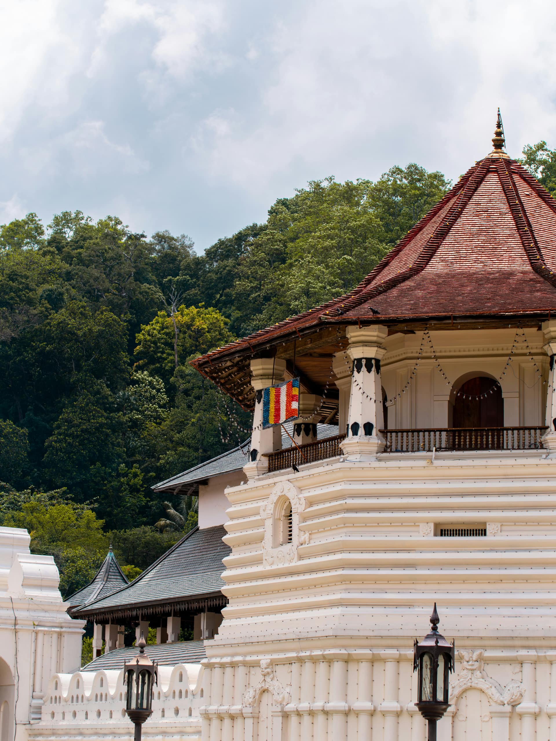Kandy rock fortress and Cultural Triangle landscape, Sri Lanka