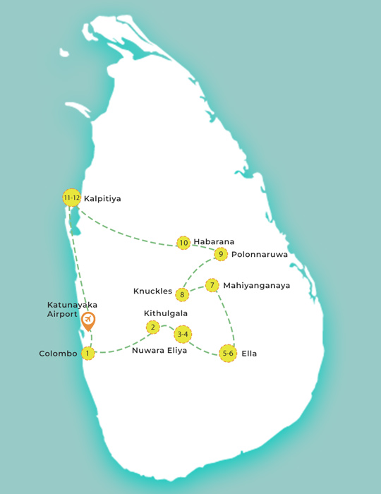 Adventure and Culture in Sri Lanka - Sri Lanka Itinerary 13 Days