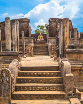 Sacred Quadrangle at Polonnaruwa Sri Lanka